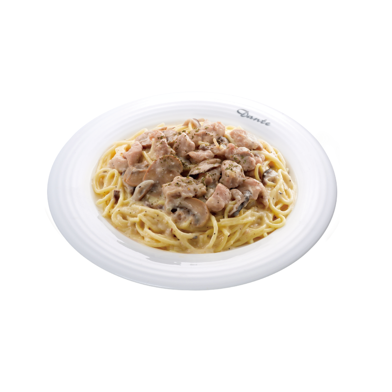 香蒜野菇雞肉義大利麵