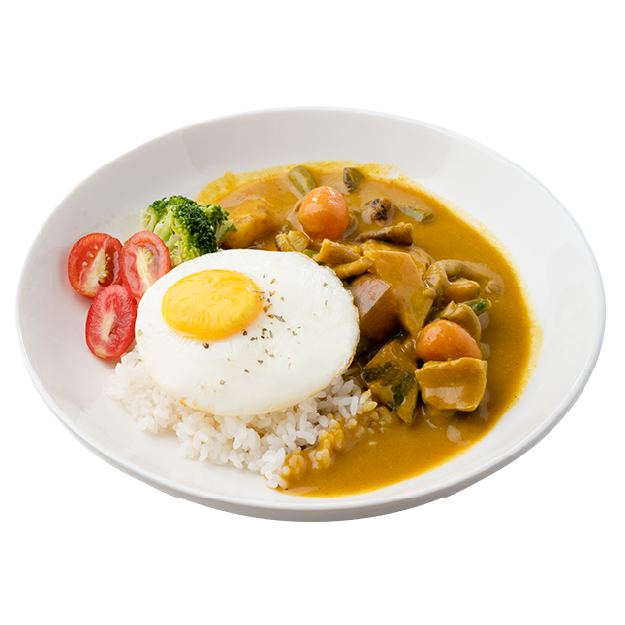 彩蔬咖哩飯